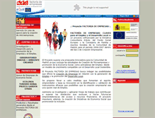 Tablet Screenshot of factoriaempresas.org